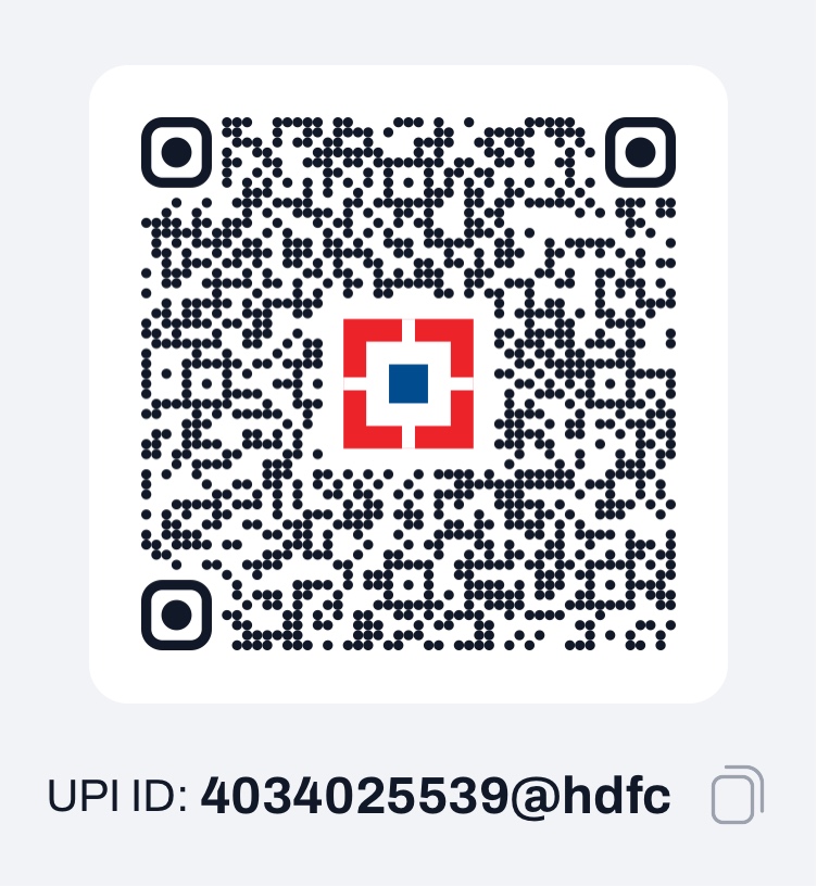 UPI QR code for 4034025539@hdfc